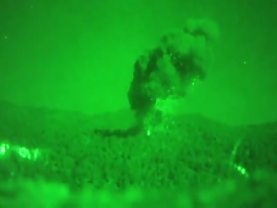 Night Vision Video Of Taliban Fighting Positions Get Blown Up