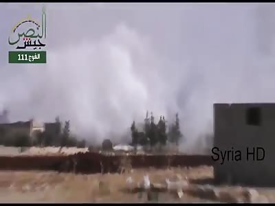 Footage from Russian and Syrian air strikes in Kafr Nabudah Hama