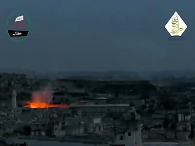 Night Hell Cannon Fire Against Regime In Syria