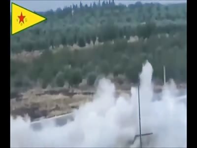 Explosive Ambush On Armored Column In Syria