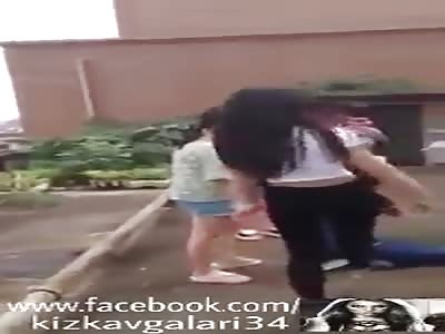 Another one of those Chinese girl gang humiliation videos
