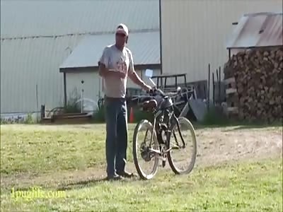 Redneck Bicycle Stunt