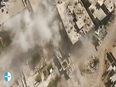Nice Drone footage - Battles over Syria