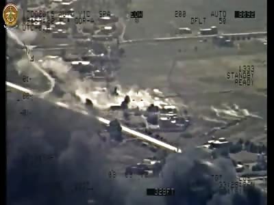 Iraqi Mi-28 Hits Enemy Positions