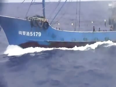 China secret ship rams Japan Coast Guard ship