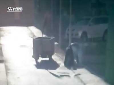 Exploding Manhole Kills Two in China