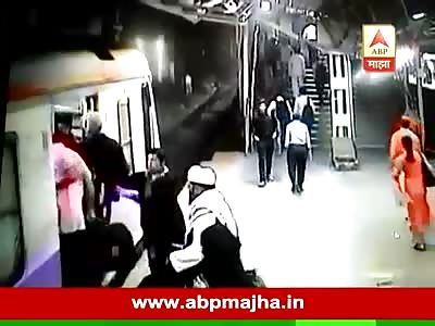 Man Falls to Death While Trying to Board a Moving Train (Full Video)