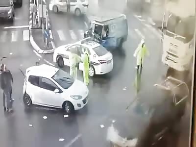 Policeman Directing Traffic Dies after being Run Over by Truck