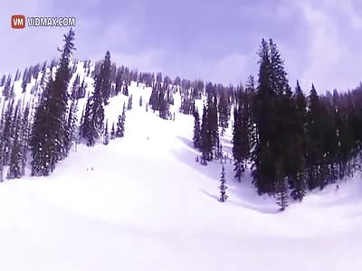 Snowmobiler craps his pants at the summit