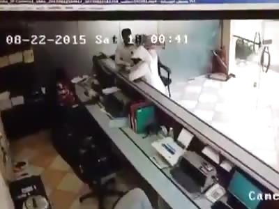 Man Shots Receptionist