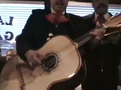 Mariachi Band Performs 'Brick in the Wall'